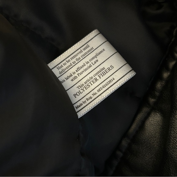 Guess hoodie  girl faux leather jacket 10-12 - Picture 5 of 9